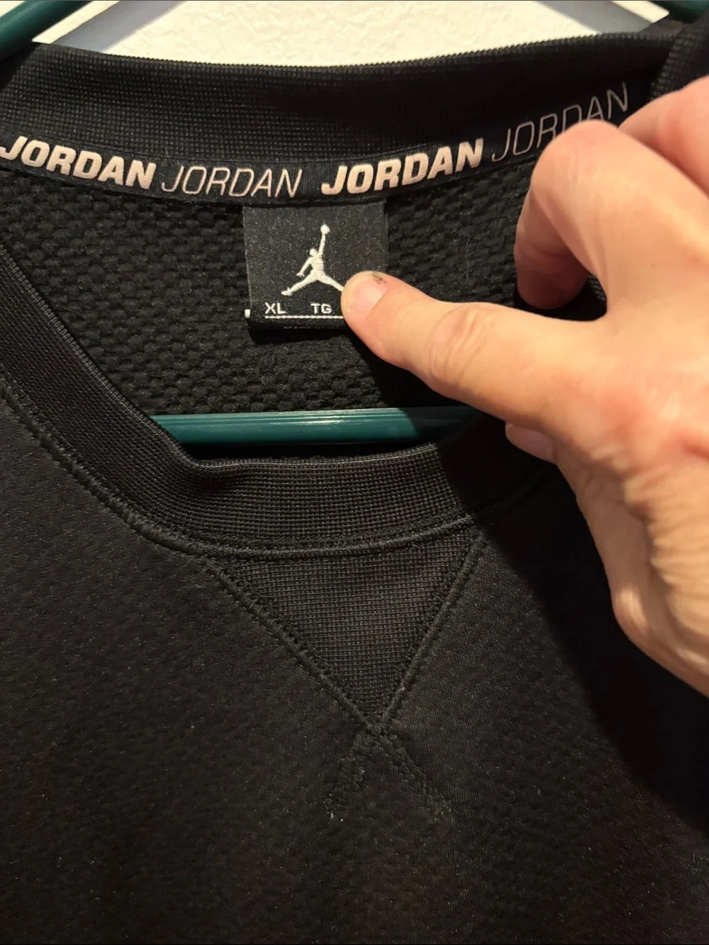 Jordan Black Short-Sleeve Jumpman Athletic Tee